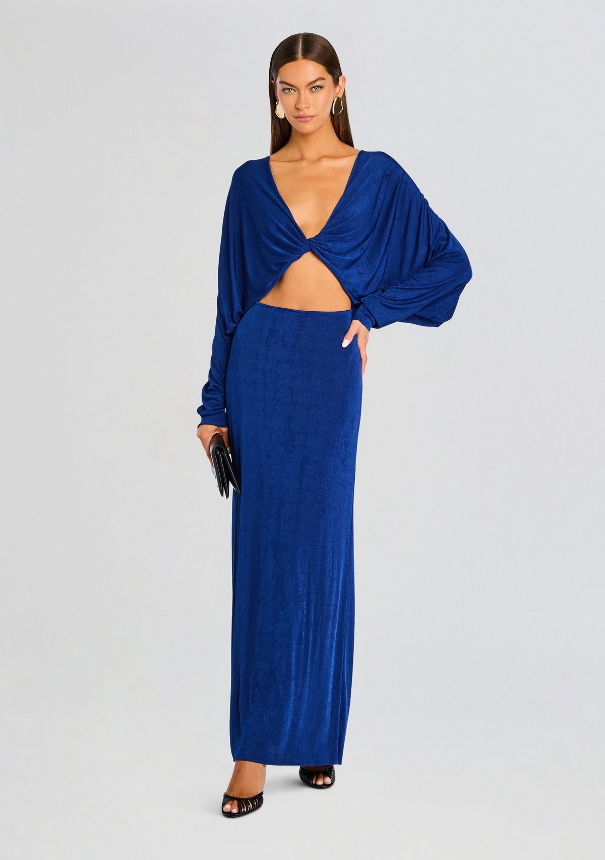Morgan Dress by SEROYA in Cobalt, product image 5