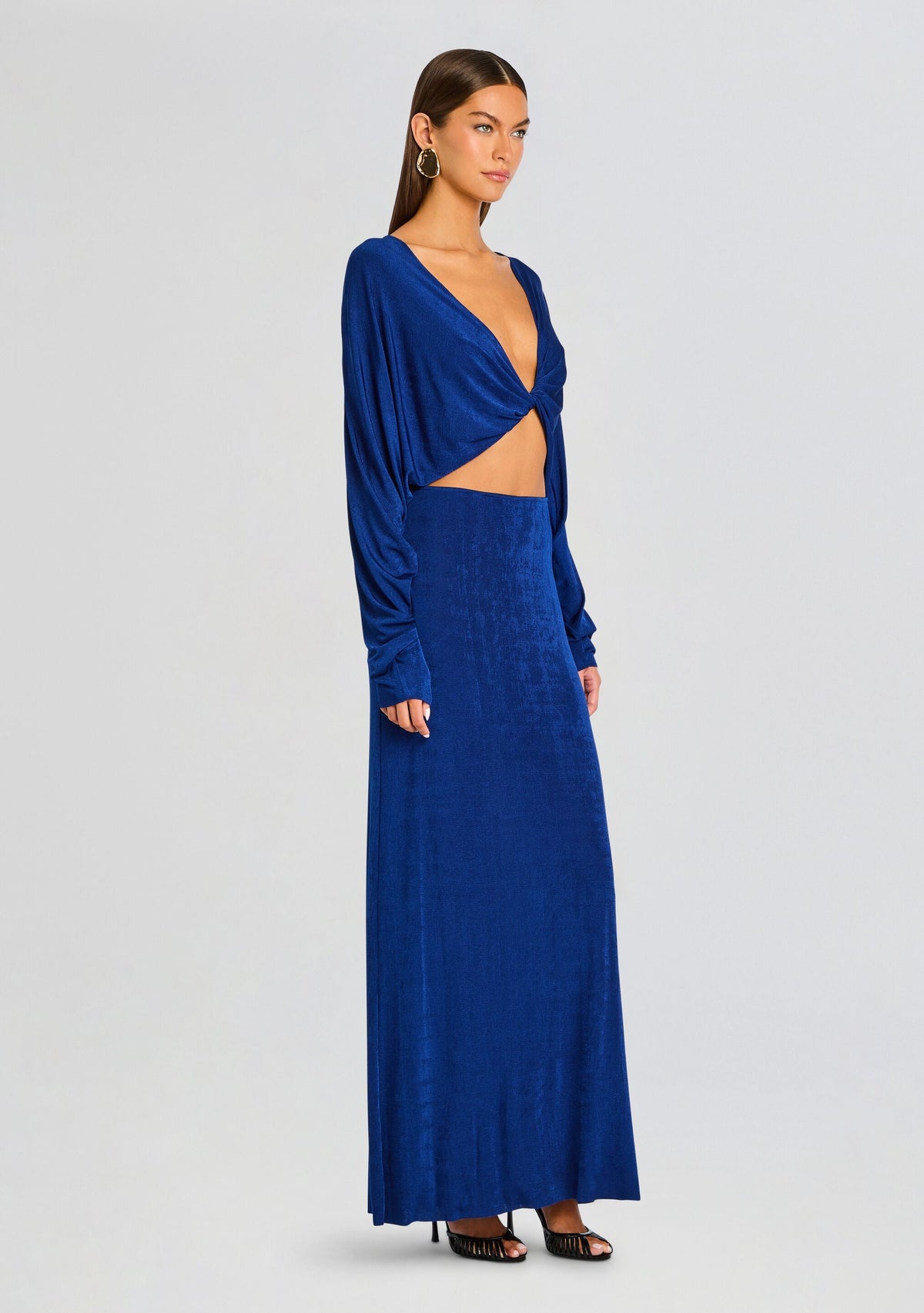 Morgan Dress by SEROYA in Cobalt, product image 3