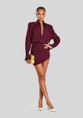 Narine Dress by retrofête in Port, product image 1