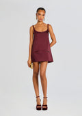 Reilly Embellished Dress by retrofête in Port, product image 1