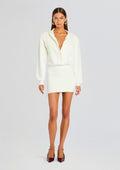 Rosemary Mini Dress by SEROYA in Eggshell, product image 1