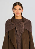 Amelie Scarf by SEROYA in Slate Brown, product image 1