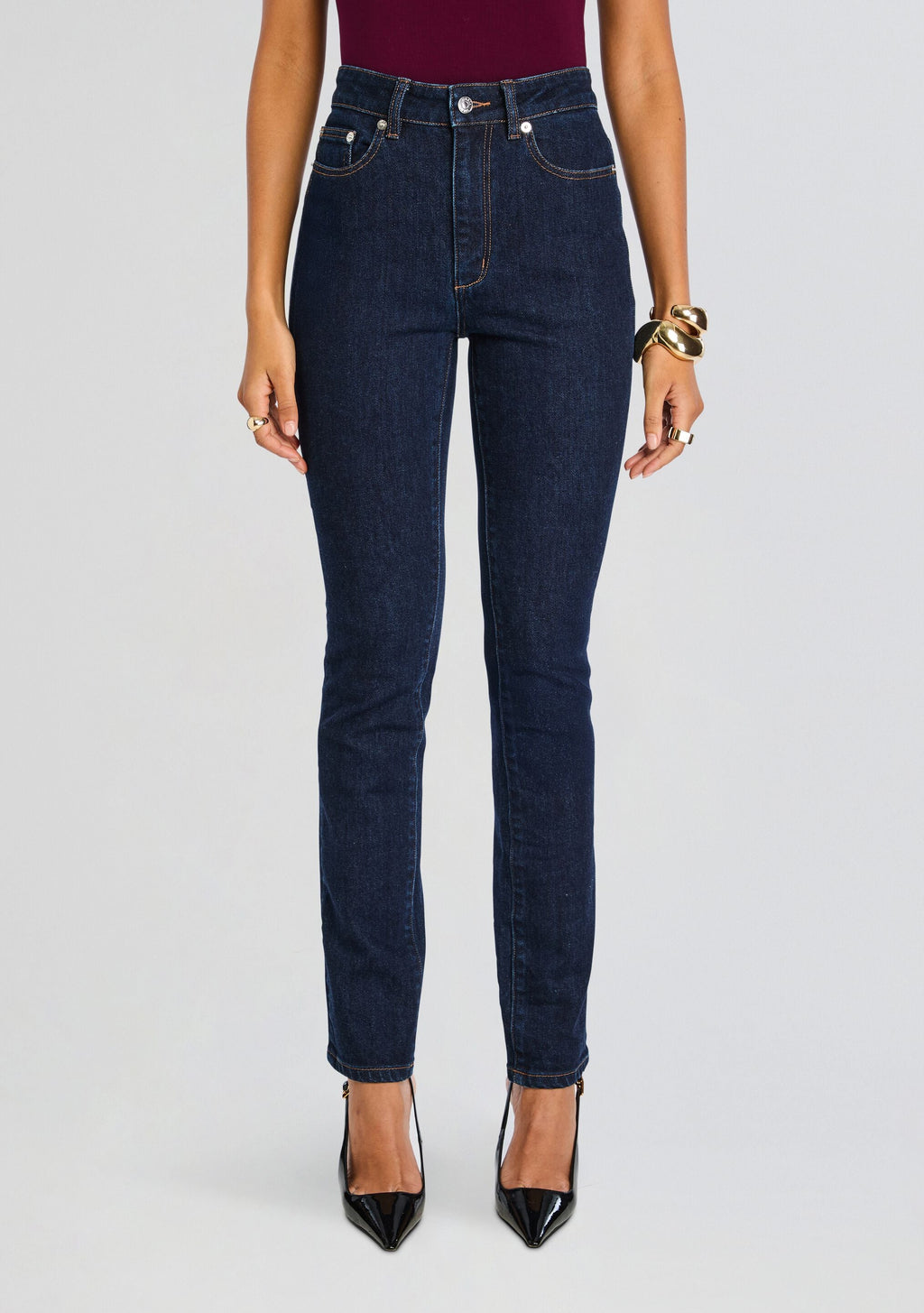 Betsy High Rise Skinny Jean by SEROYA in Rinse, product image 1