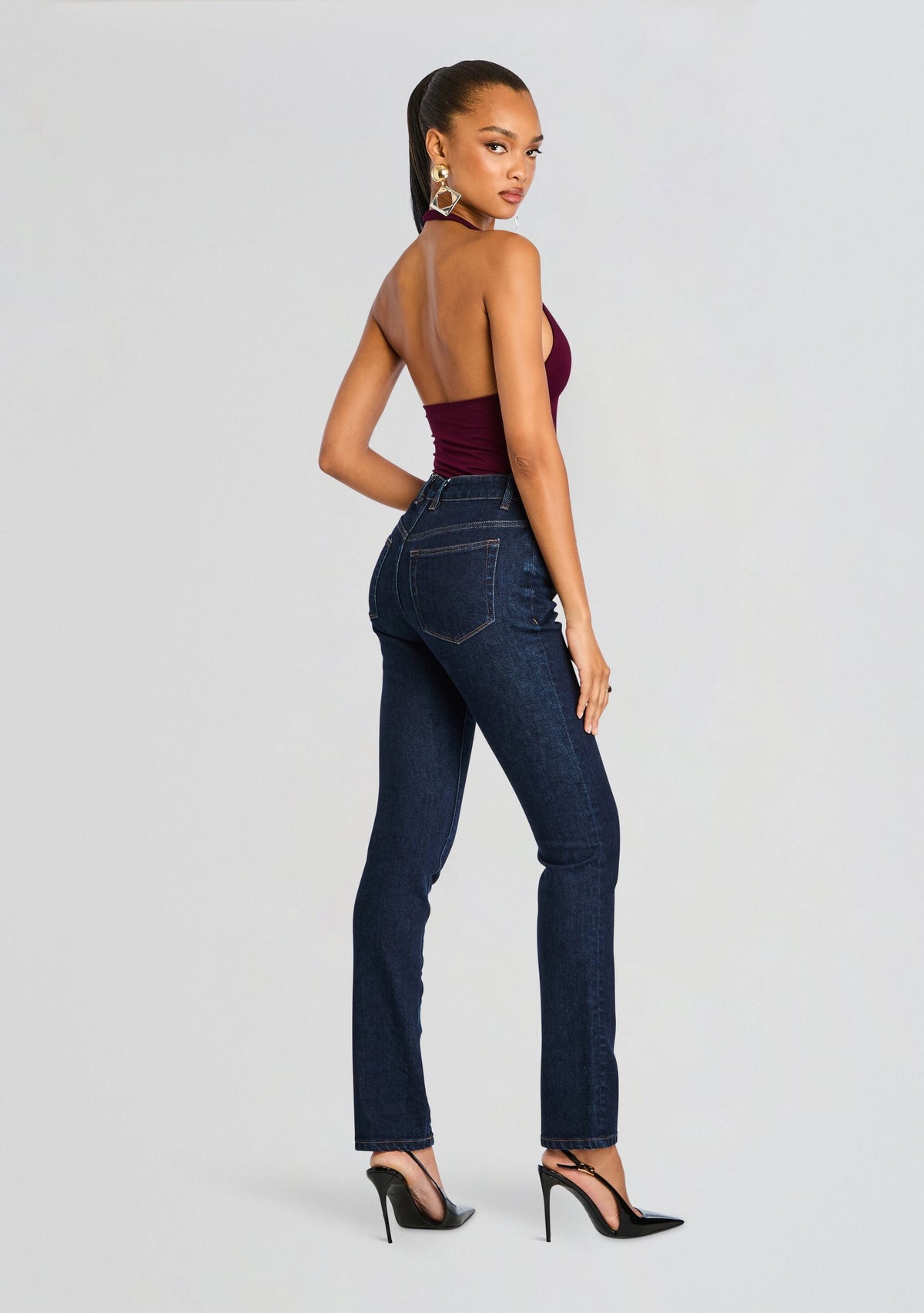 Betsy High Rise Skinny Jean by SEROYA in Rinse, product image 5