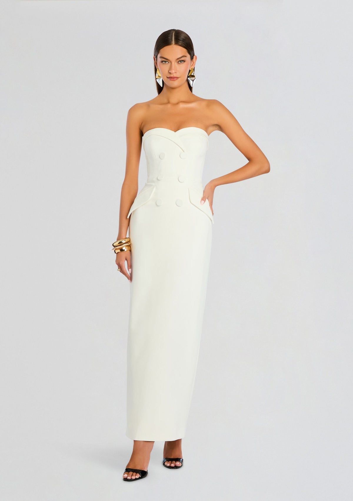 Brinley Dress by Sans Faff in White, product image 1