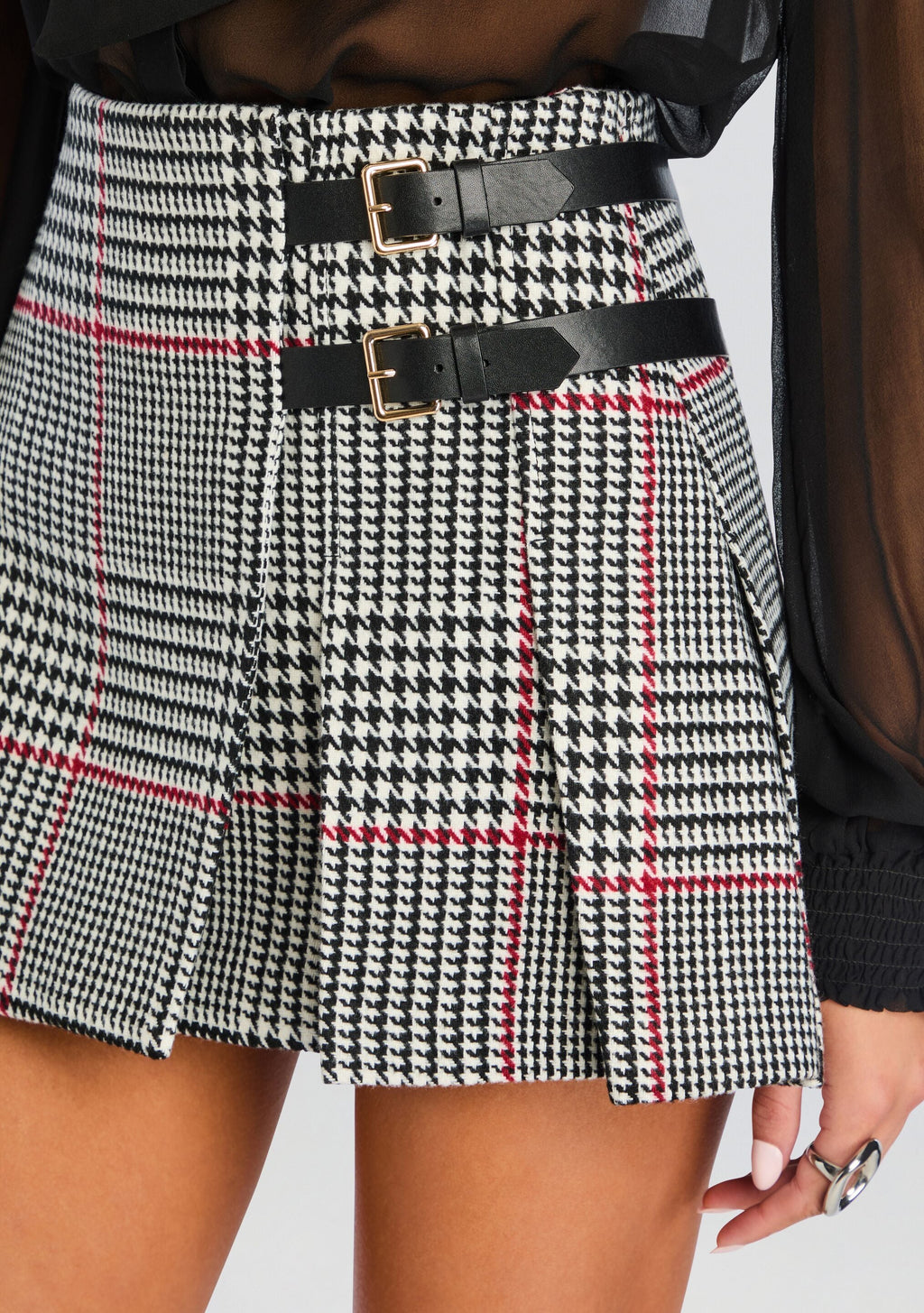Farrimma Skirt by retrofête in Glen Plaid, product image 3