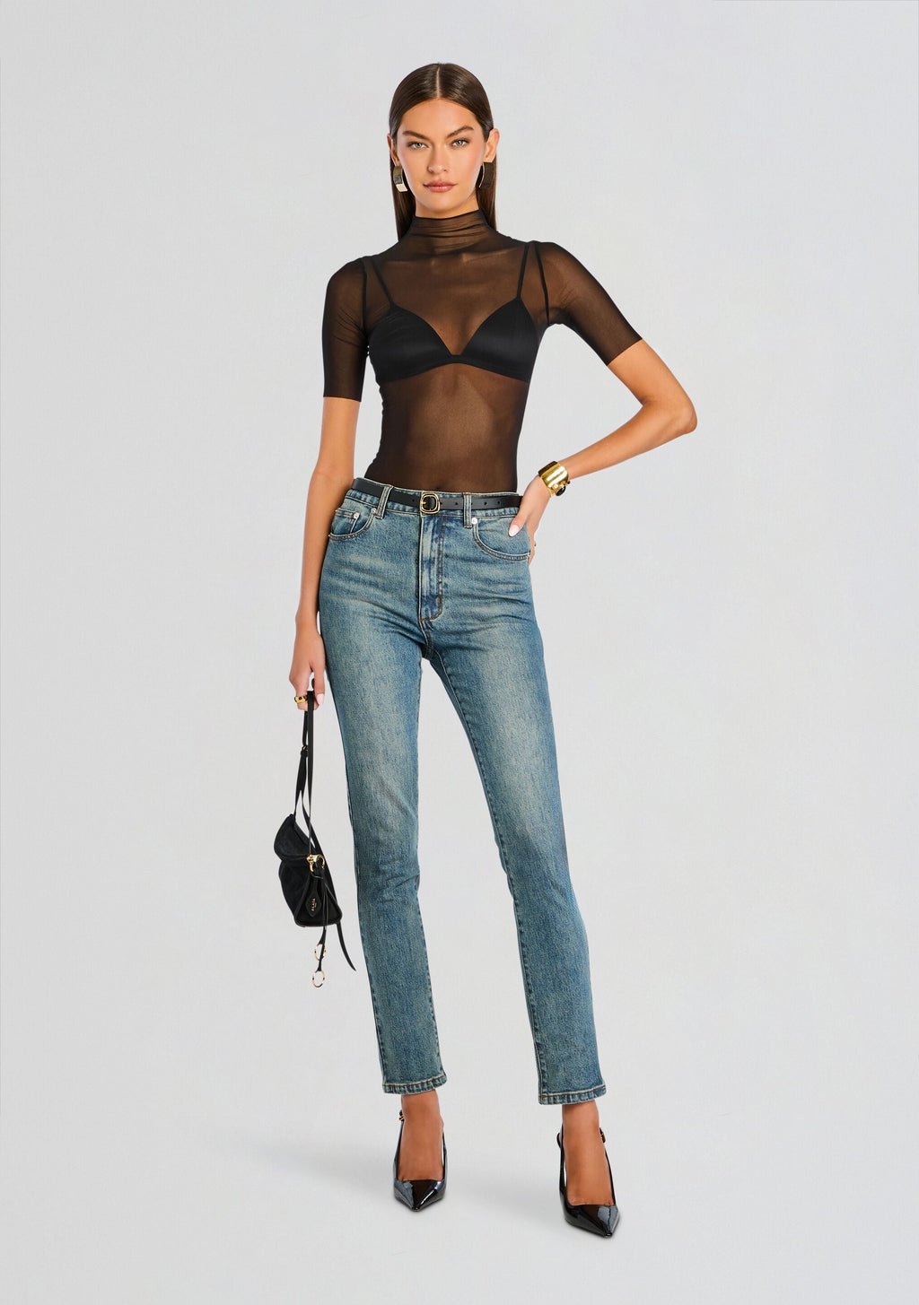 Gail Bodysuit by SEROYA in Black, product image 2