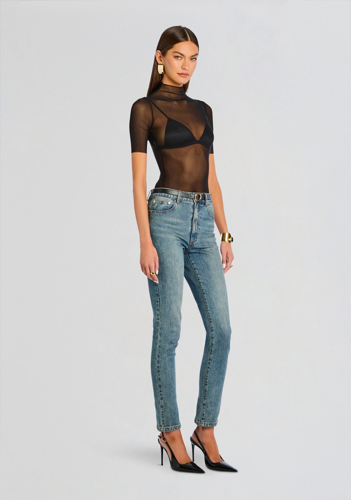 Gail Bodysuit by SEROYA in Black, product image 4