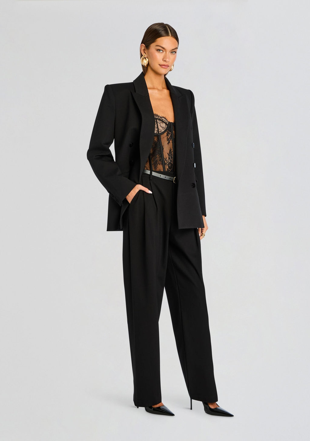 Sonya Pant by SEROYA in Black, product image 4