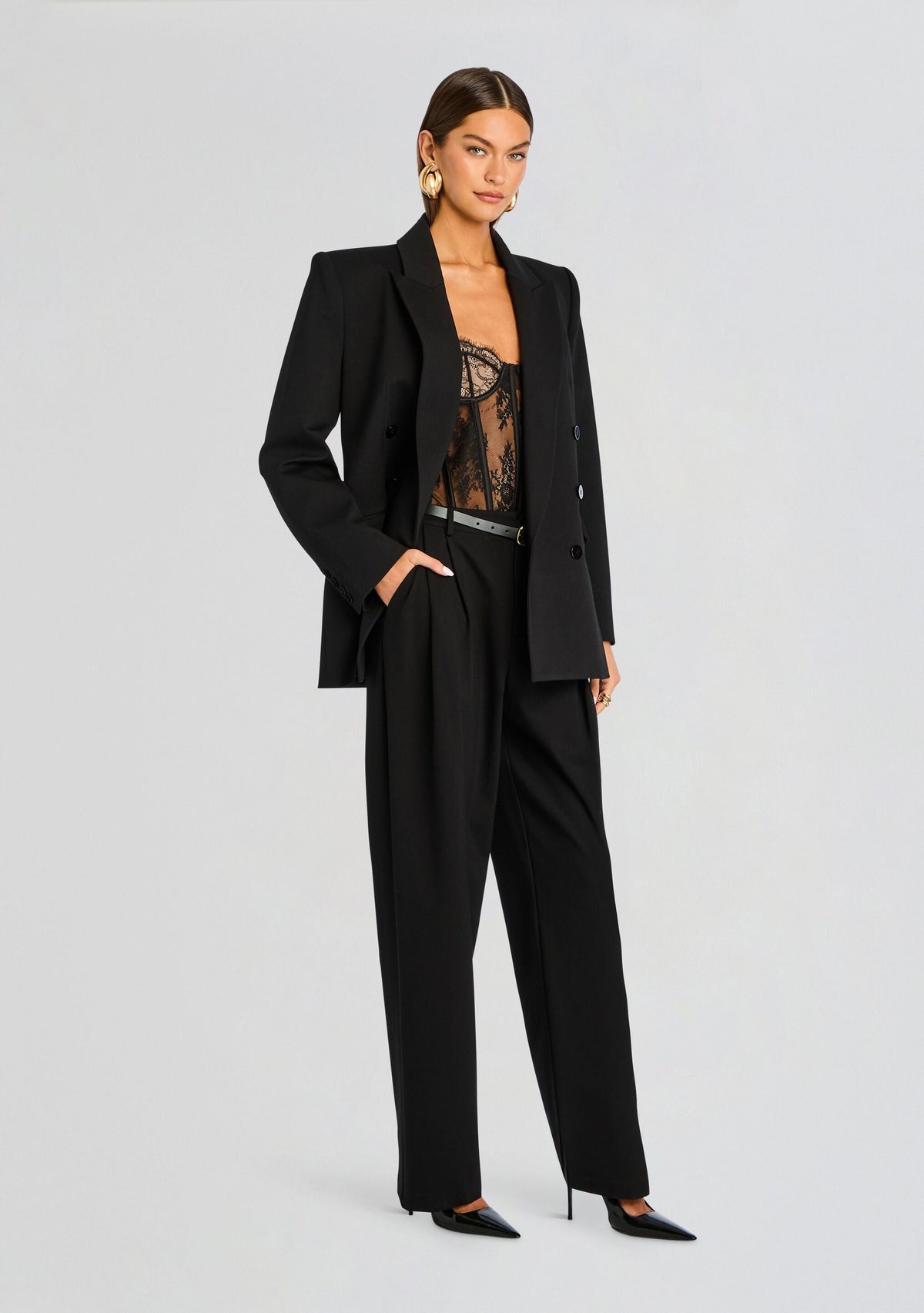 Sonya Pant by SEROYA in Black, product image 4