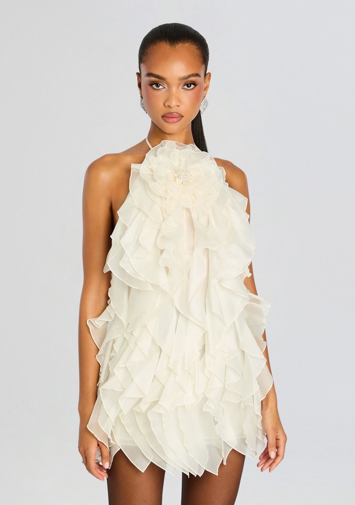 Arina Dress by retrofête in Off White, product image 6