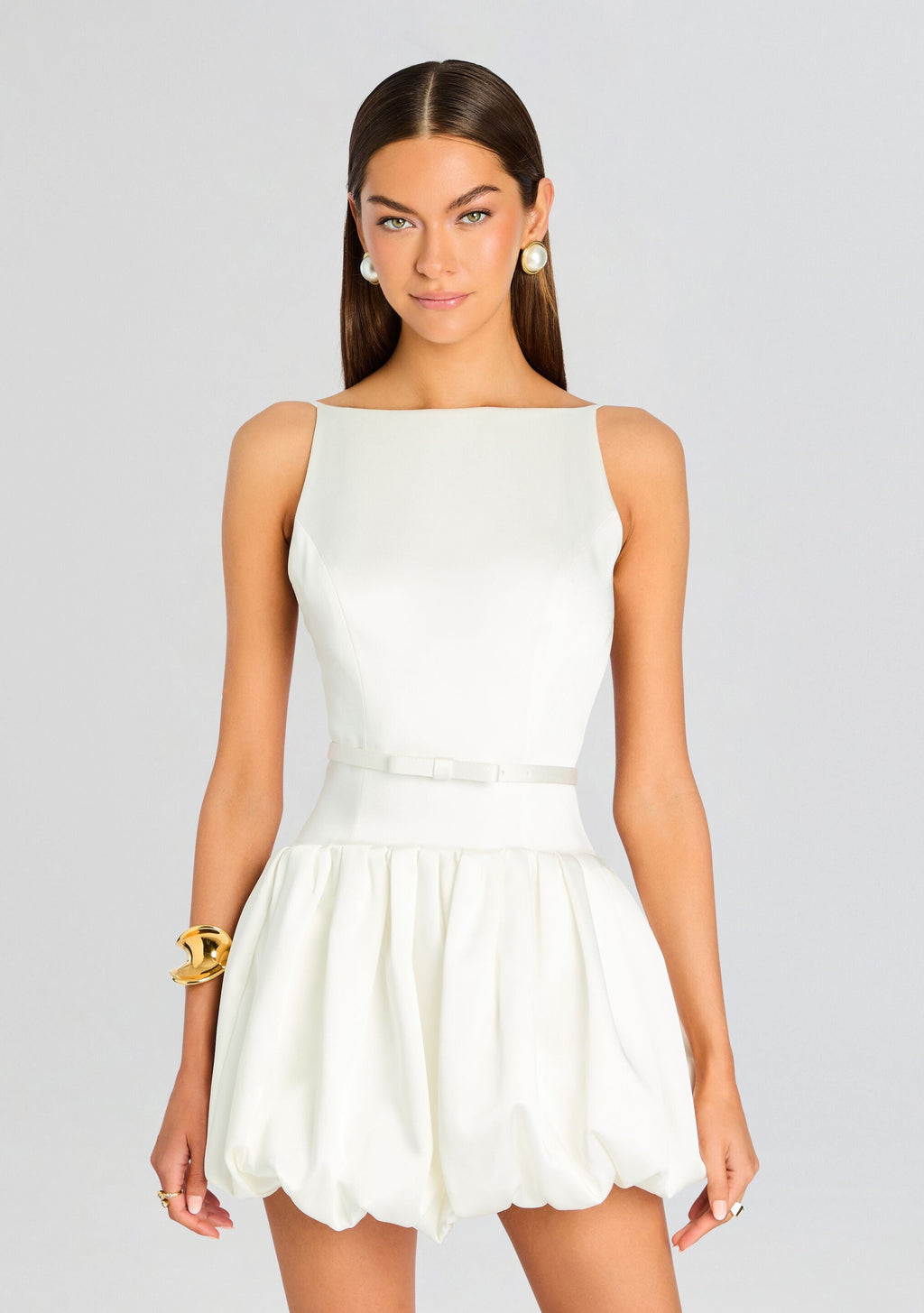 Isolde Dress by retrofête in White, product image 5