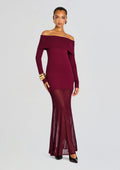 Isotta Maxi Dress by SEROYA in Pinot, product image 1