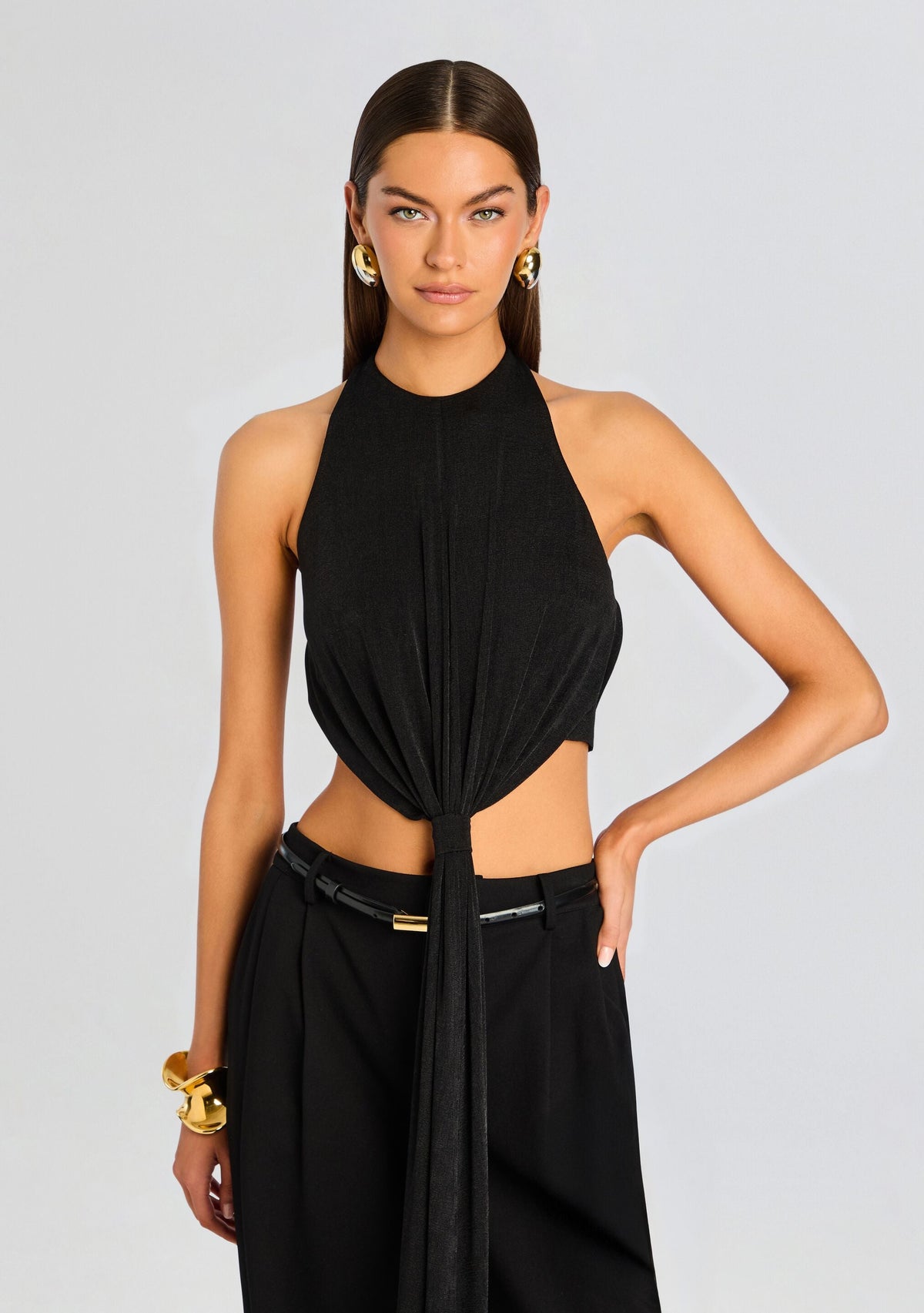 Laura Top by SEROYA in Black, product image 1