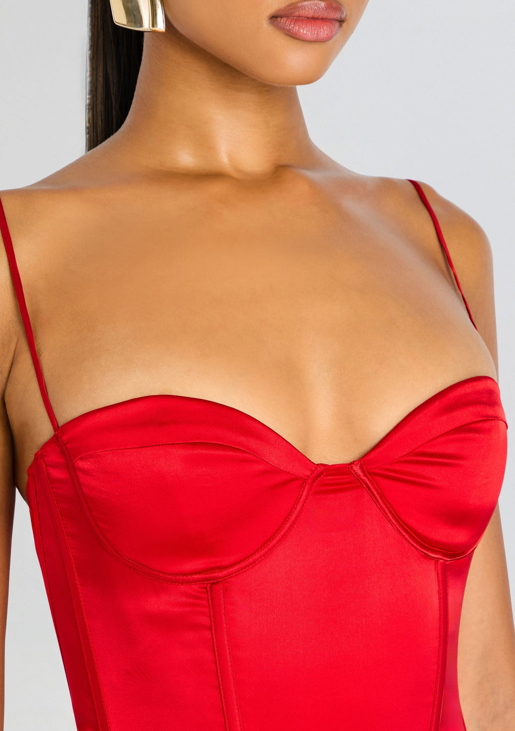 Mairead Dress by retrofête in Red, product image 2