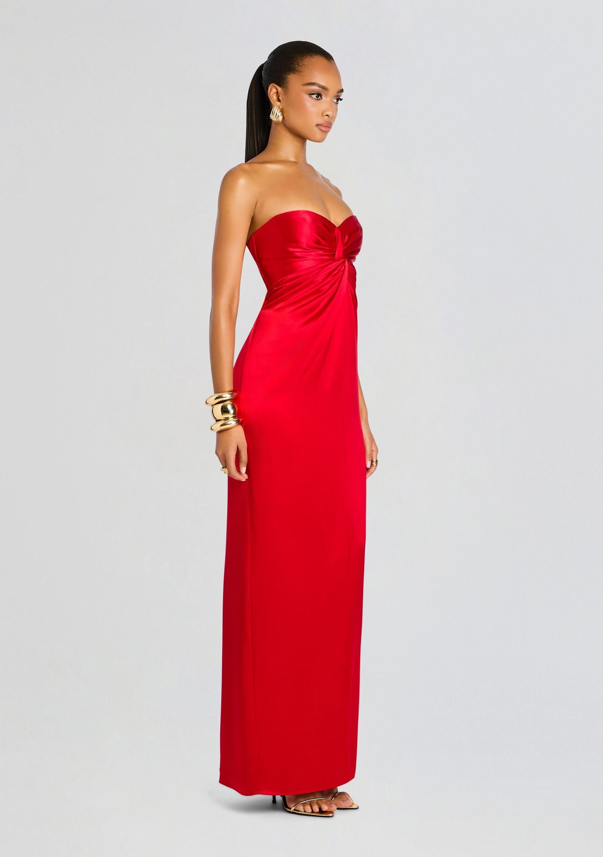 Olivine Dress by retrofête in Red, product image 4