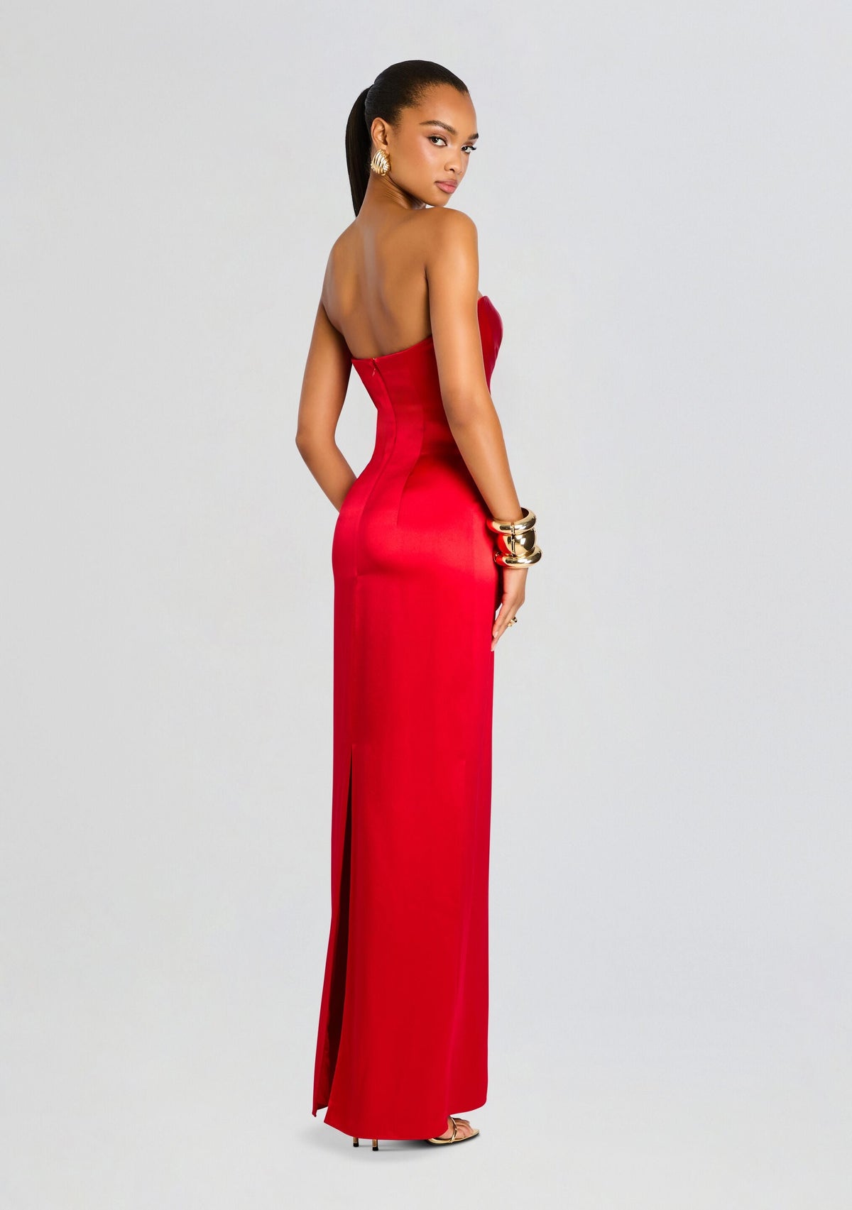 Olivine Dress by retrofête in Red, product image 5