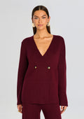 Tundra Sweater by SEROYA in Pinot, product image 1