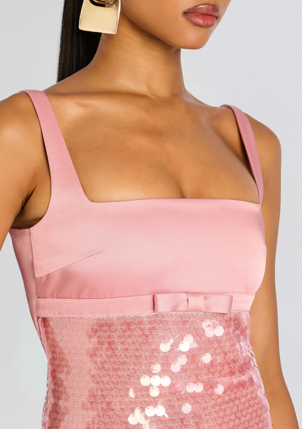 Yvaine Sequin Dress by retrofête in Rose, product image 3