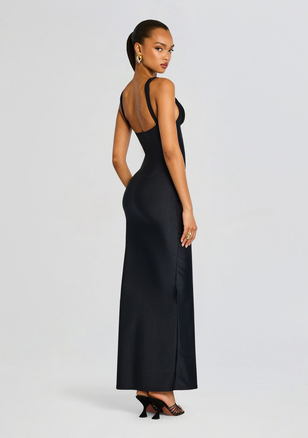 Alexandra Maxi Dress by Shani Shemer in Black, product image 4