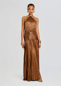 Amberley Dress by retrofête in Sepia, product image 1