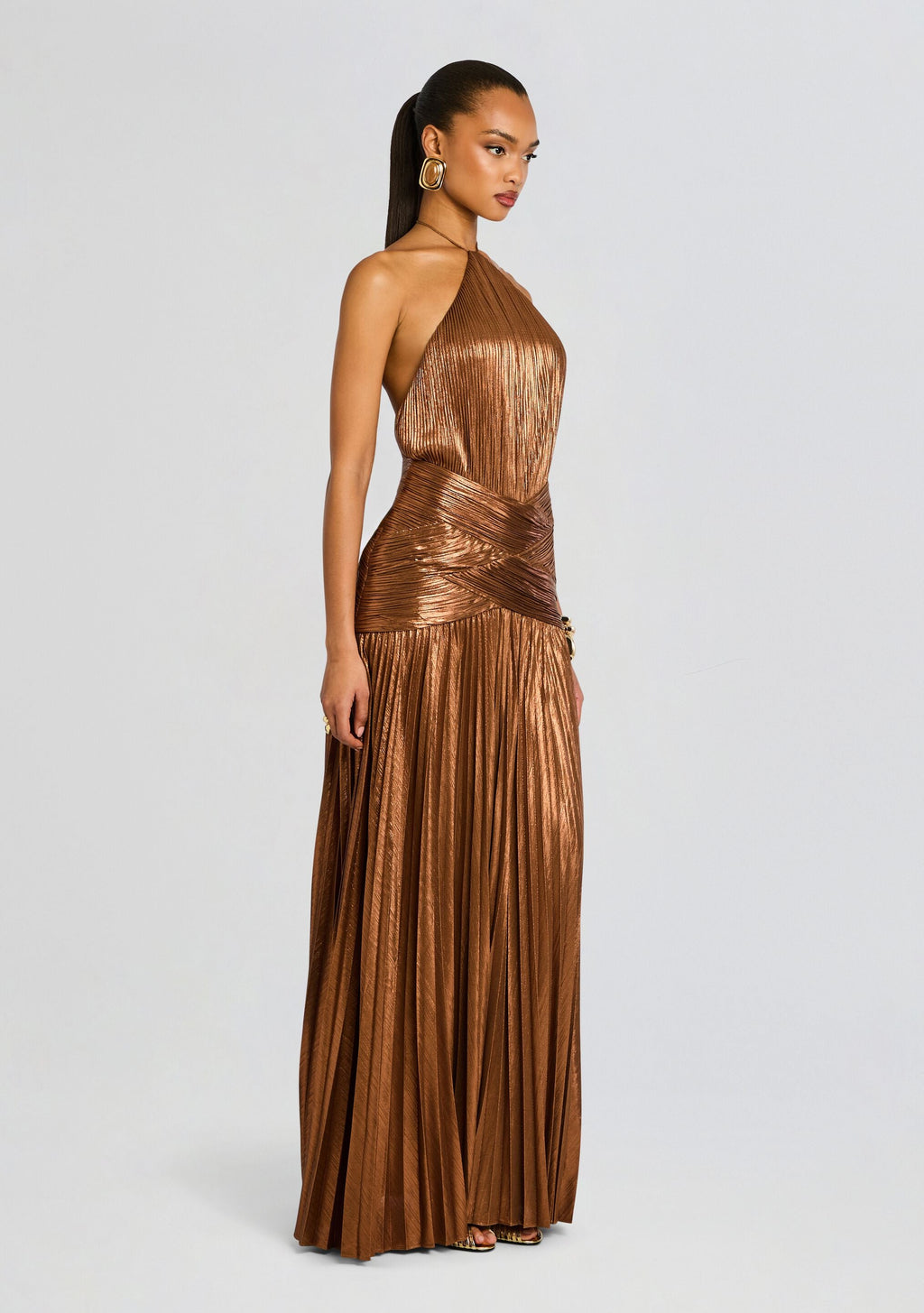 Amberley Dress by retrofête in Sepia, product image 3