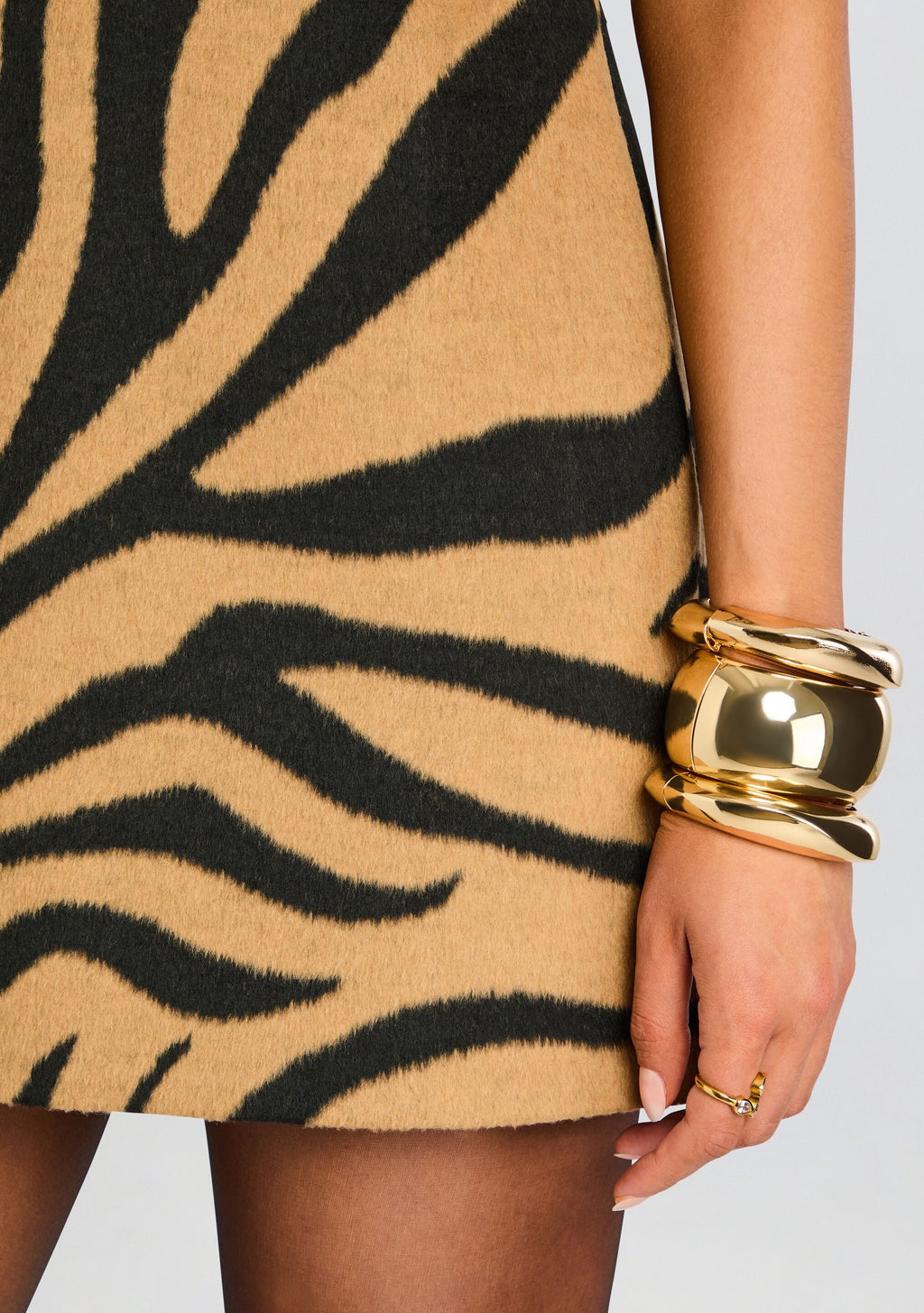 Florrie Mini Dress by SEROYA in Zebra, product image 2