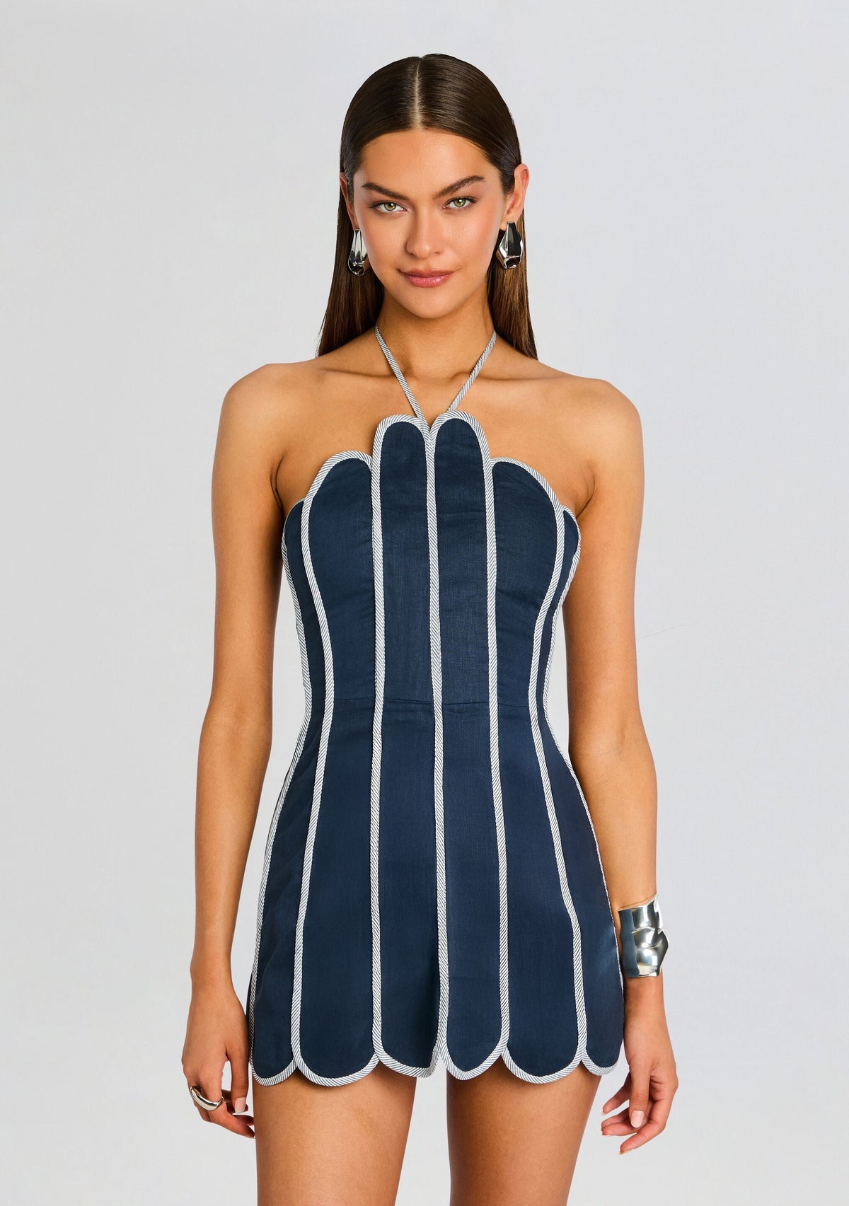 Lenny Dress by Azulu in Navy, product image 5