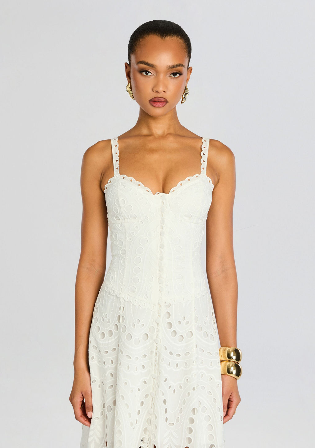 Solace Long Dress by Charo Ruiz in White Sealace, product image 5