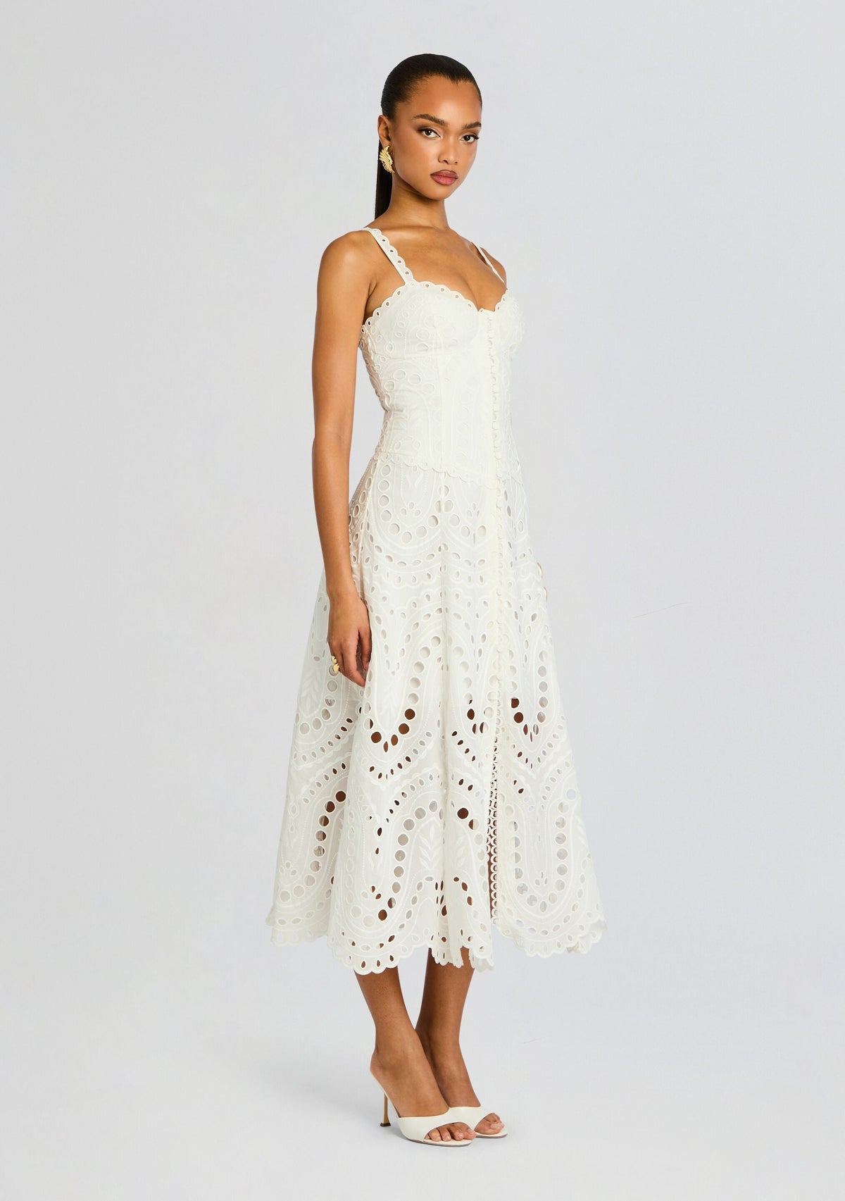 Solace Long Dress by Charo Ruiz in White Sealace, product image 3