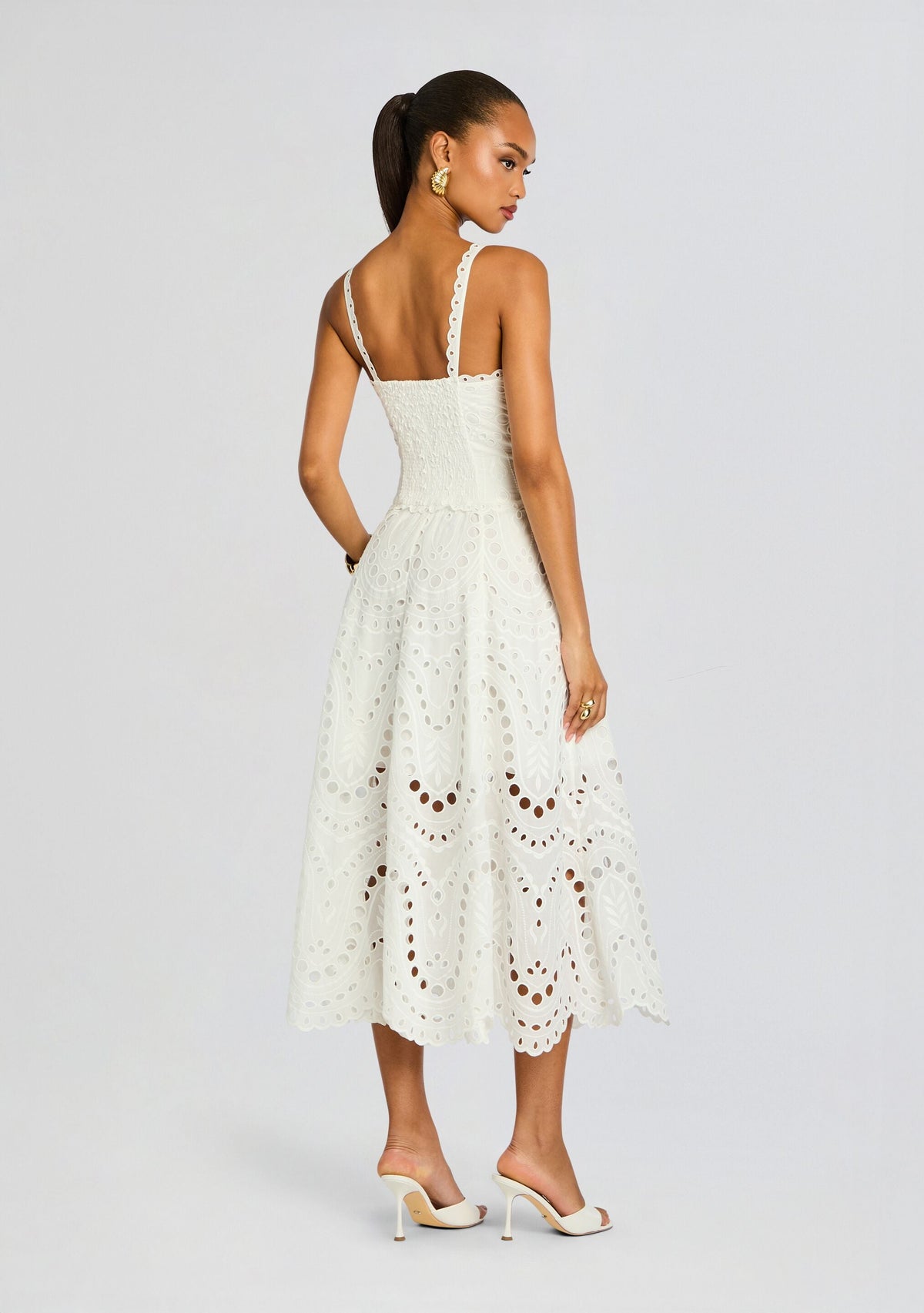 Solace Long Dress by Charo Ruiz in White Sealace, product image 4