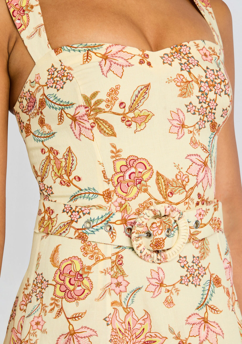 Riah Midi Dress by Hemant & Nandita in Ivory, product image 2