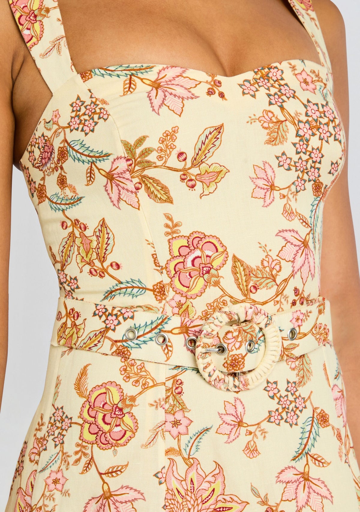Riah Midi Dress by Hemant & Nandita in Ivory, product image 2