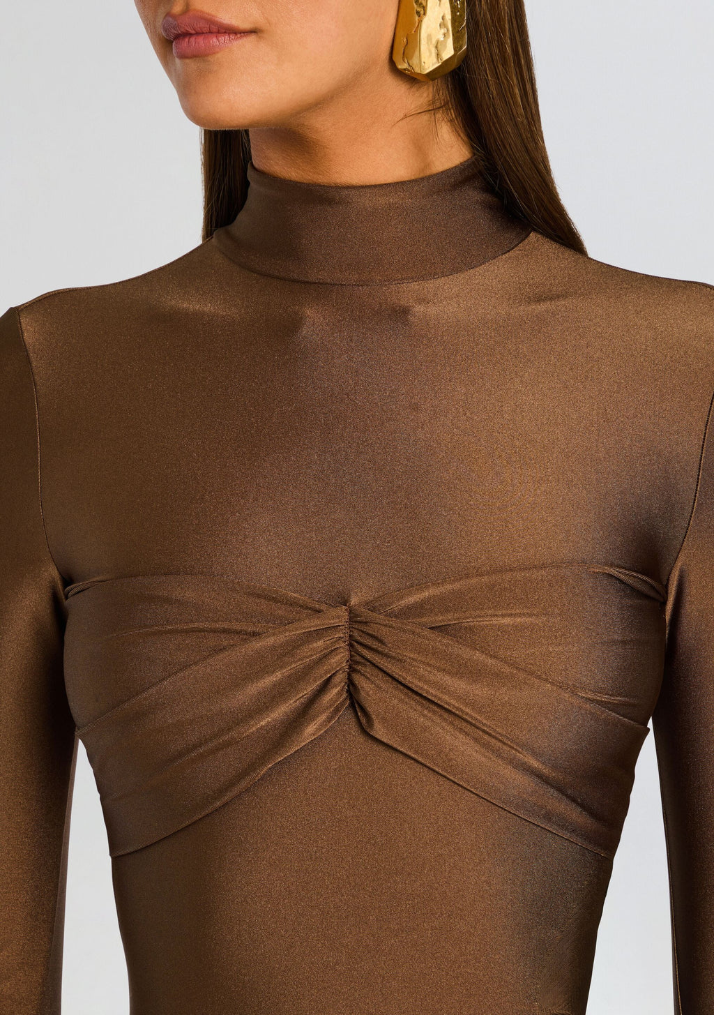 Margie Mini Dress by SEROYA in Sable Brown, product image 2