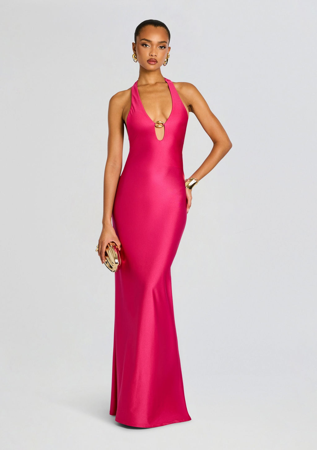 Sienna Maxi Dress by Shani Shemer in Fuchsia, product image 1