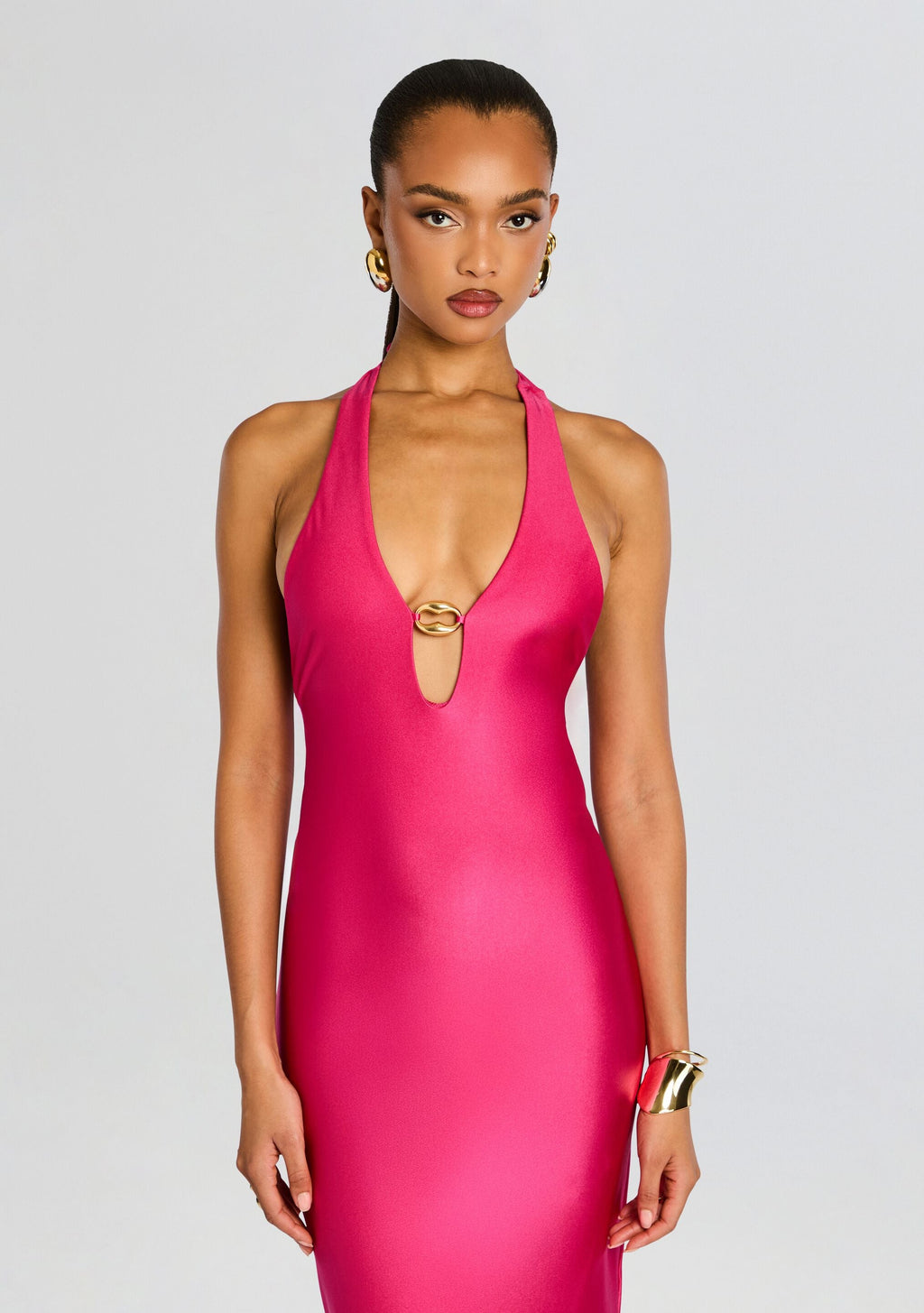 Sienna Maxi Dress by Shani Shemer in Fuchsia, product image 4
