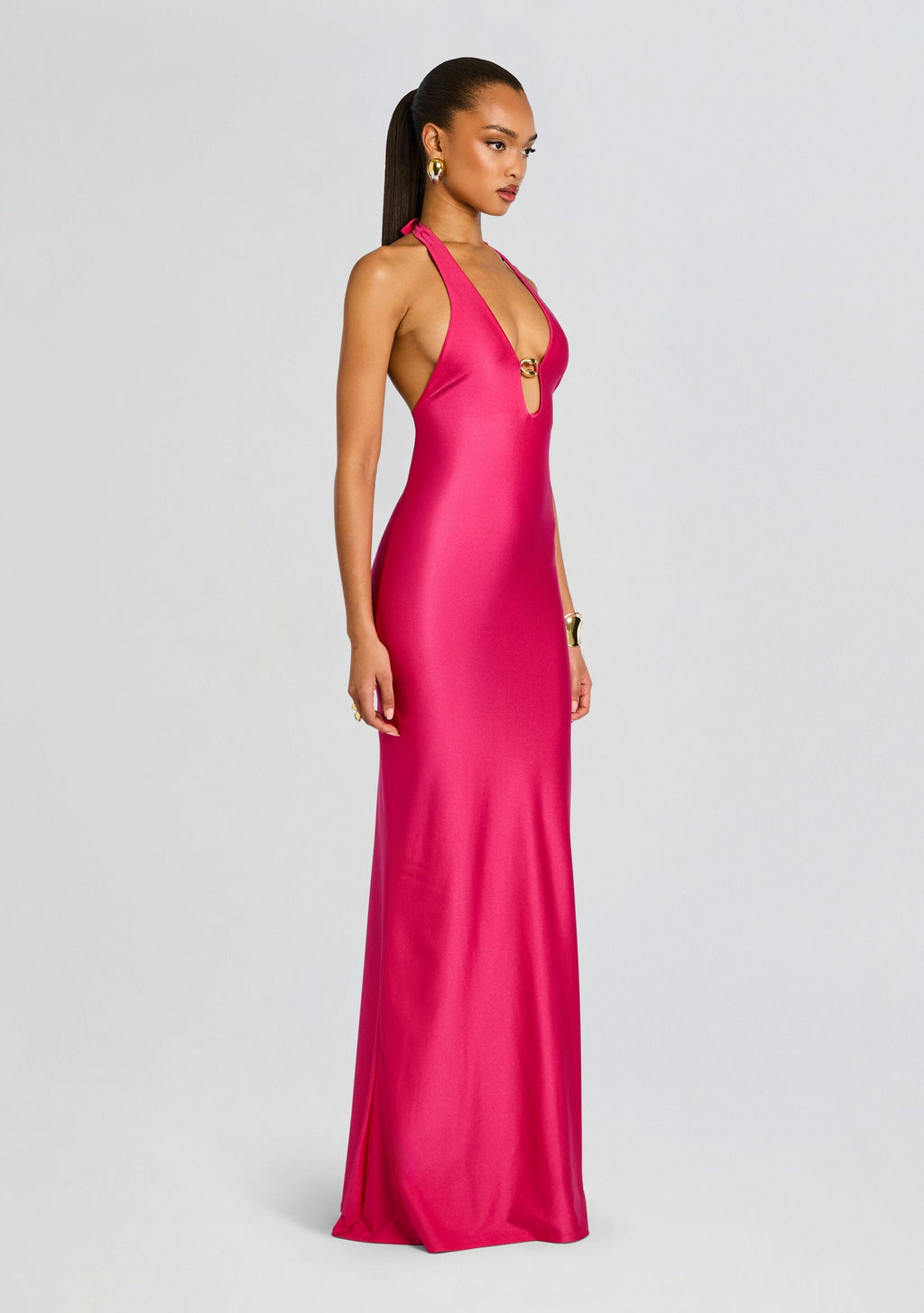 Sienna Maxi Dress by Shani Shemer in Fuchsia, product image 2