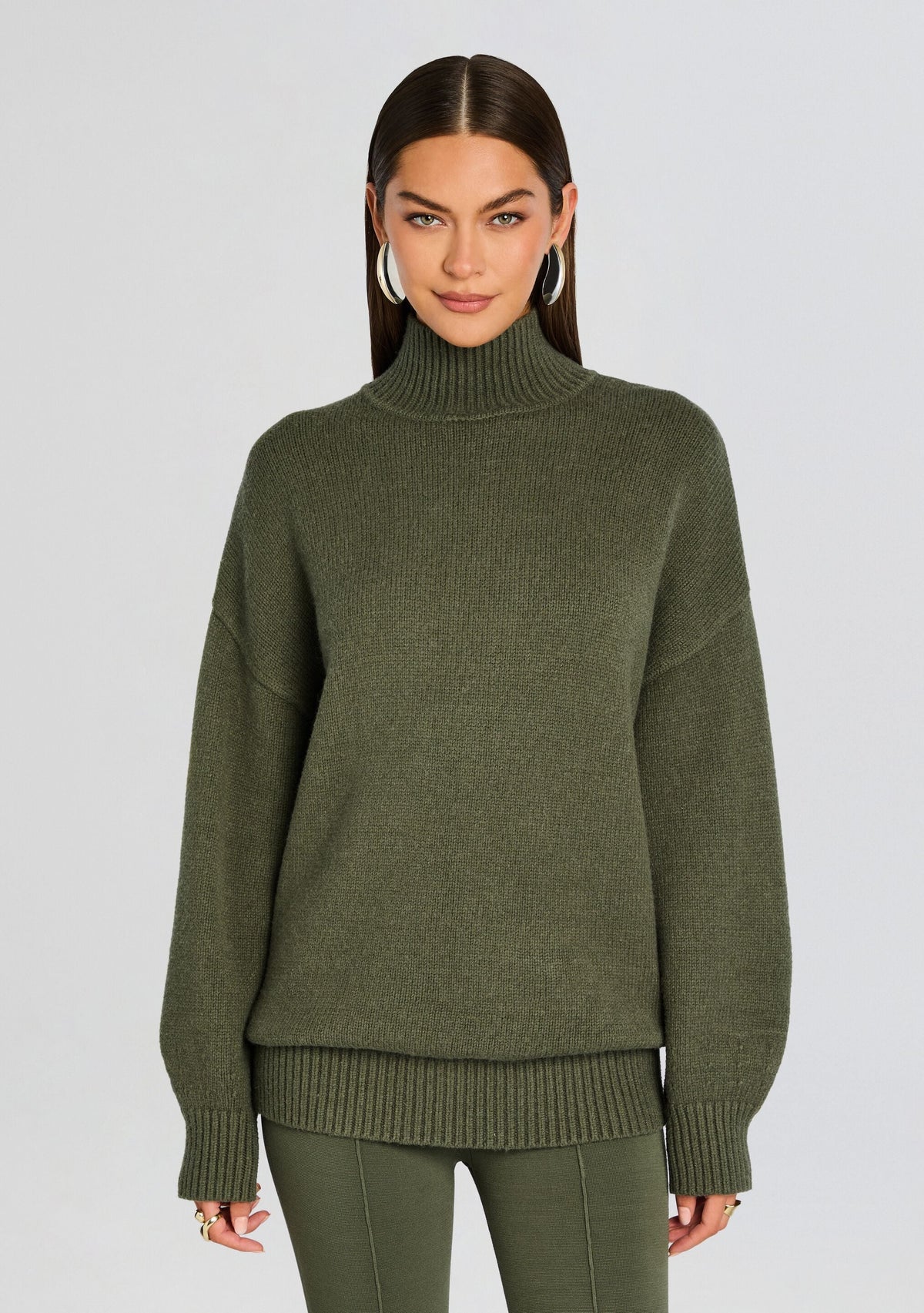 Beatrice Sweater by SEROYA in Grove Green, product image 1