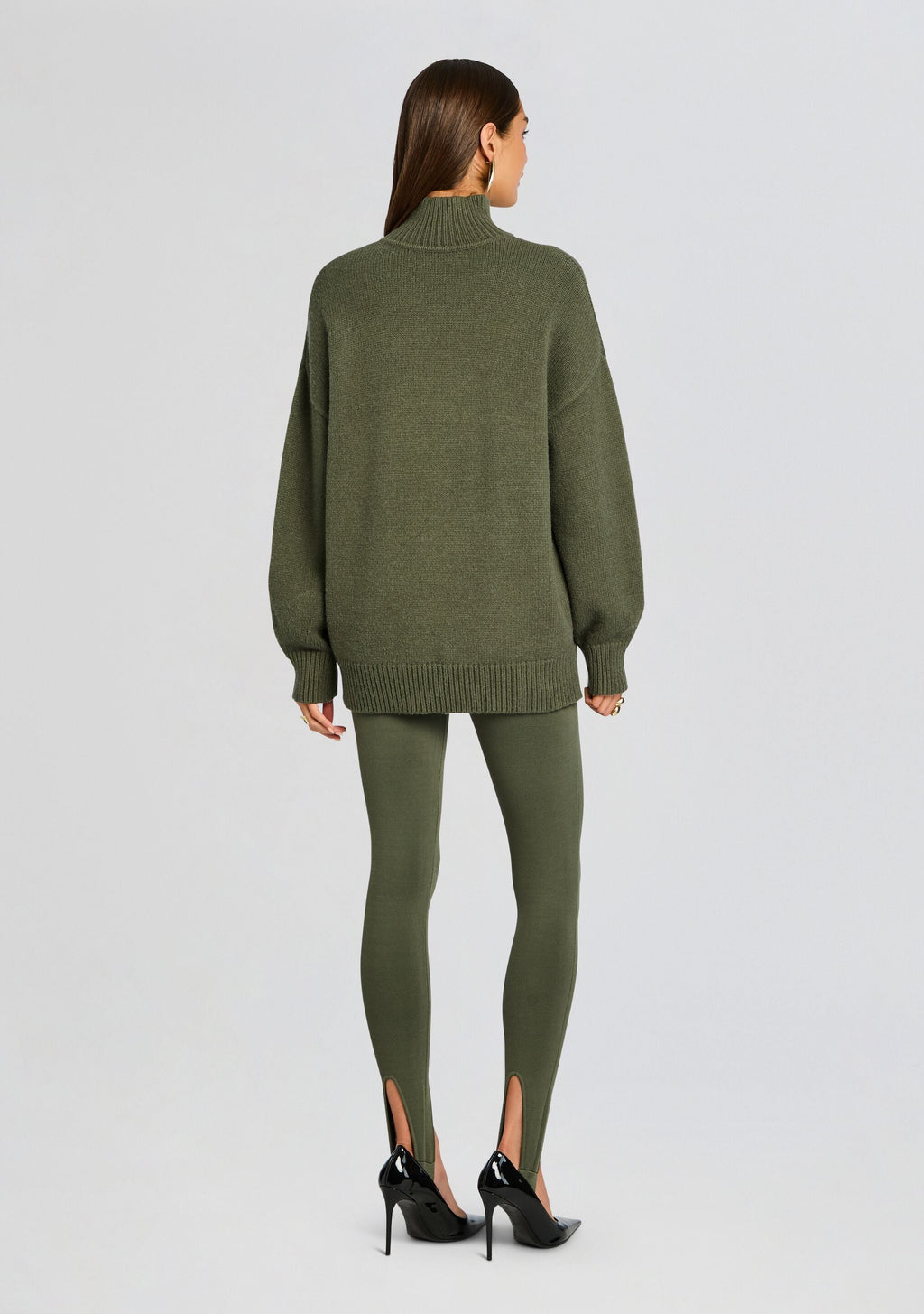 Beatrice Sweater by SEROYA in Grove Green, product image 5