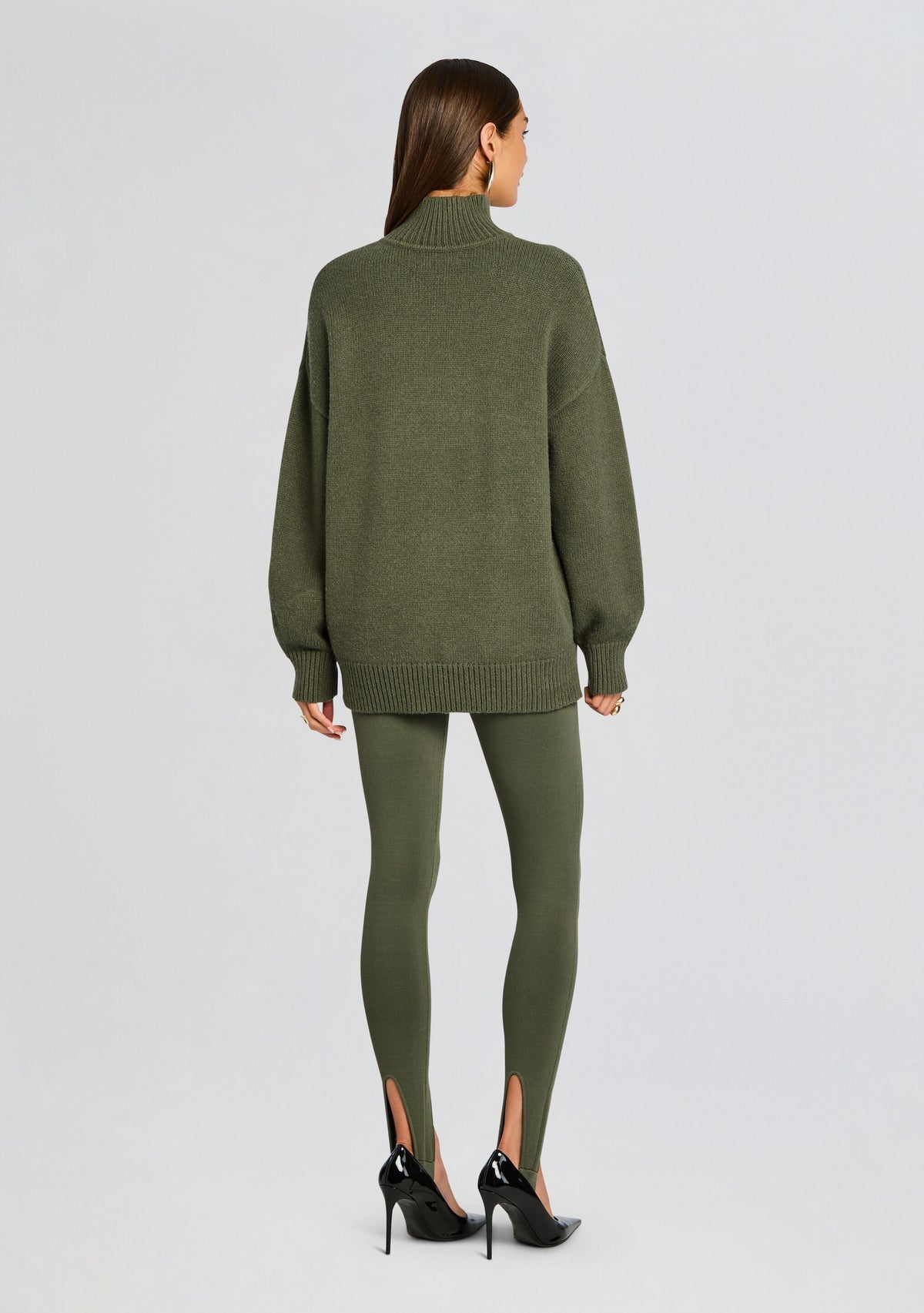 Beatrice Sweater by SEROYA in Grove Green, product image 5