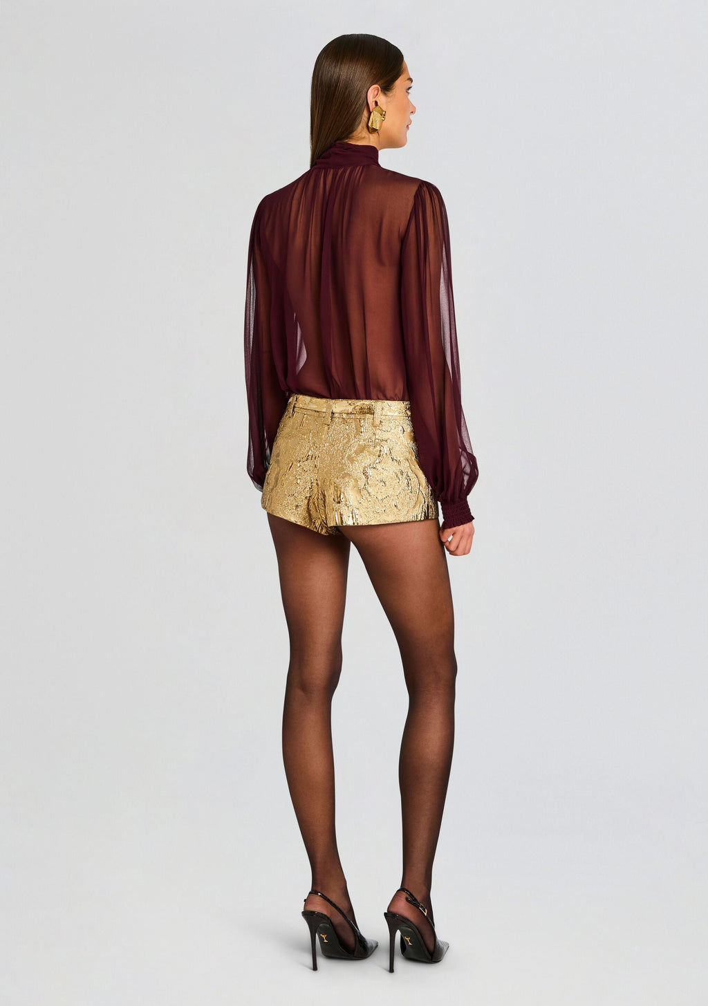 Mini Short by Sans Faff in Gold, product image 5