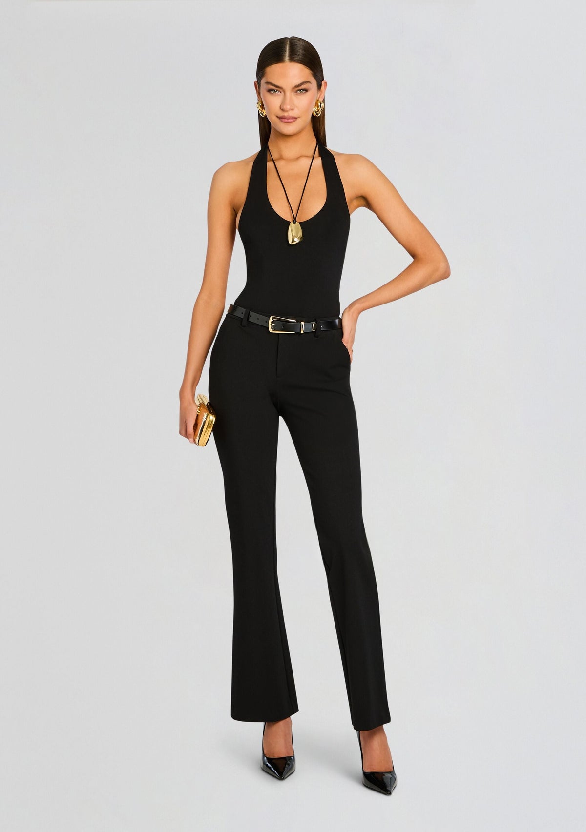 Kristen Perfect Work Trouser by SEROYA in Black, product image 2