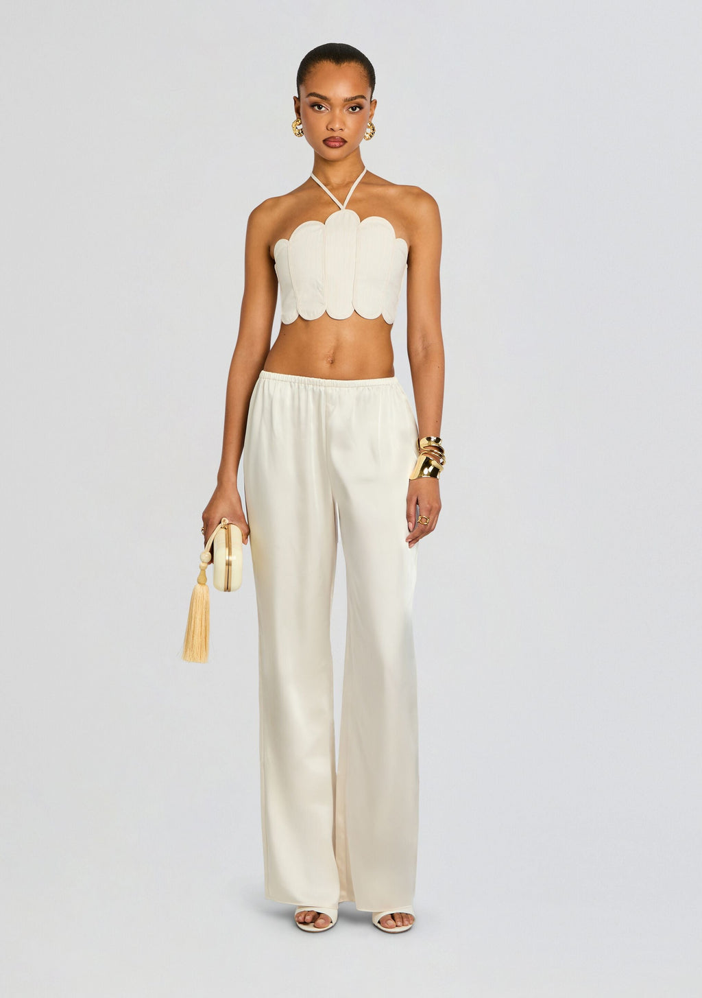 Lena Top by Azulu in Ivory, product image 2