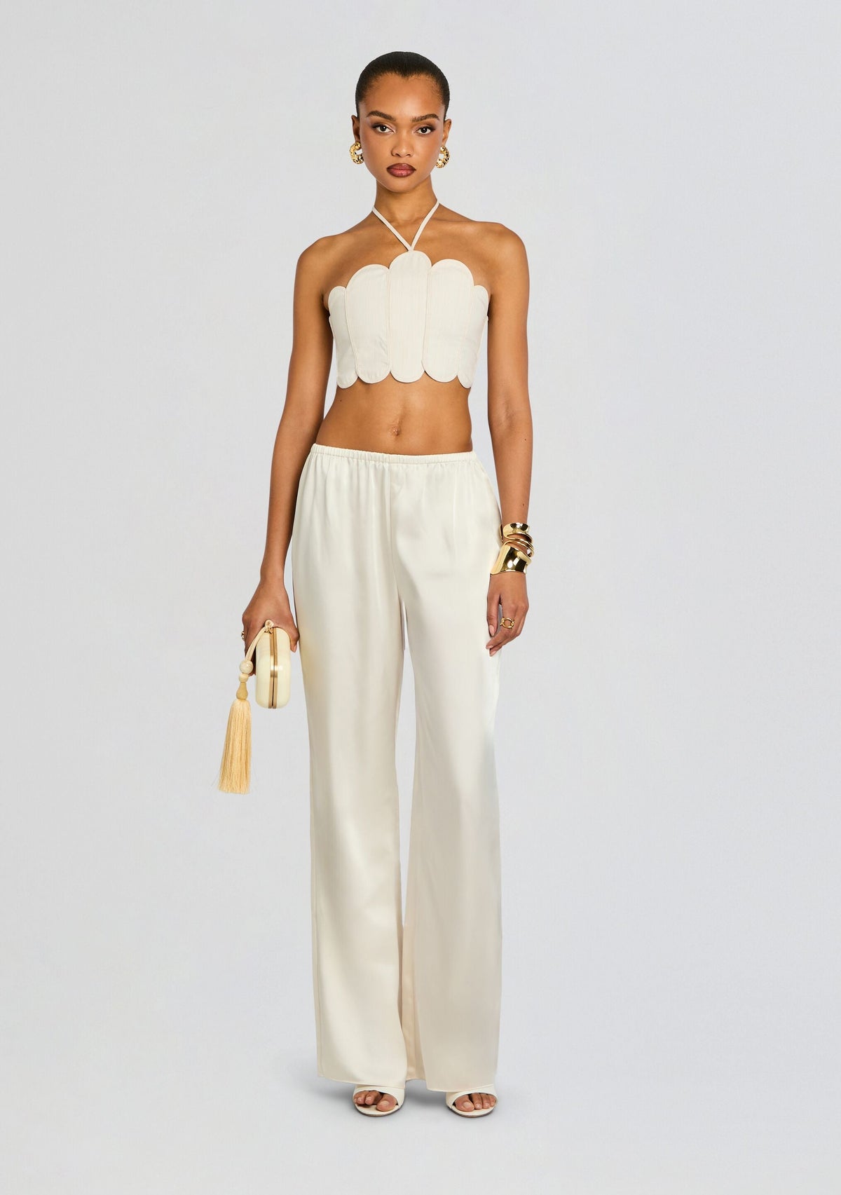 Lena Top by Azulu in Ivory, product image 2