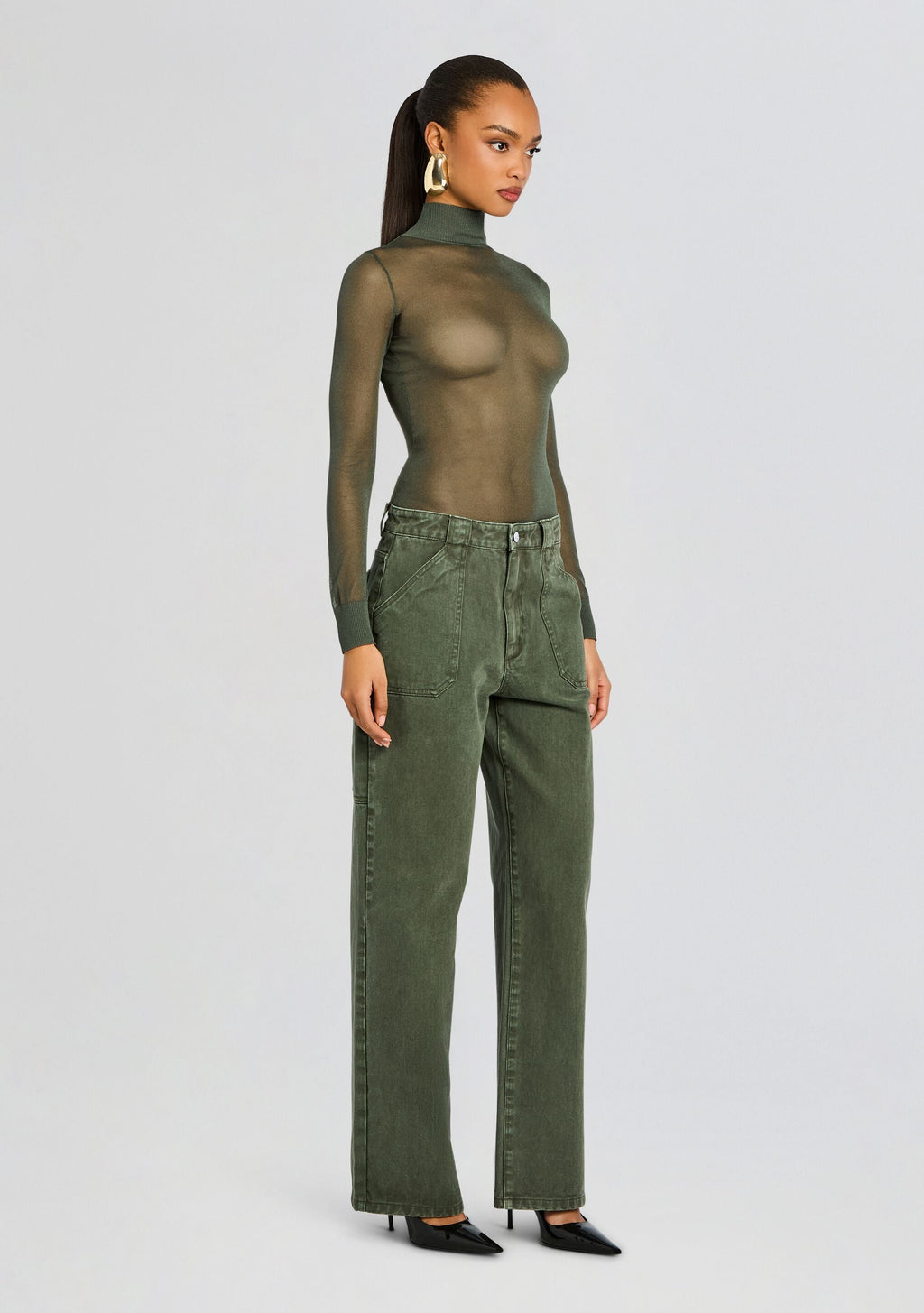 Lainey Top by SEROYA in Grove Green, product image 4