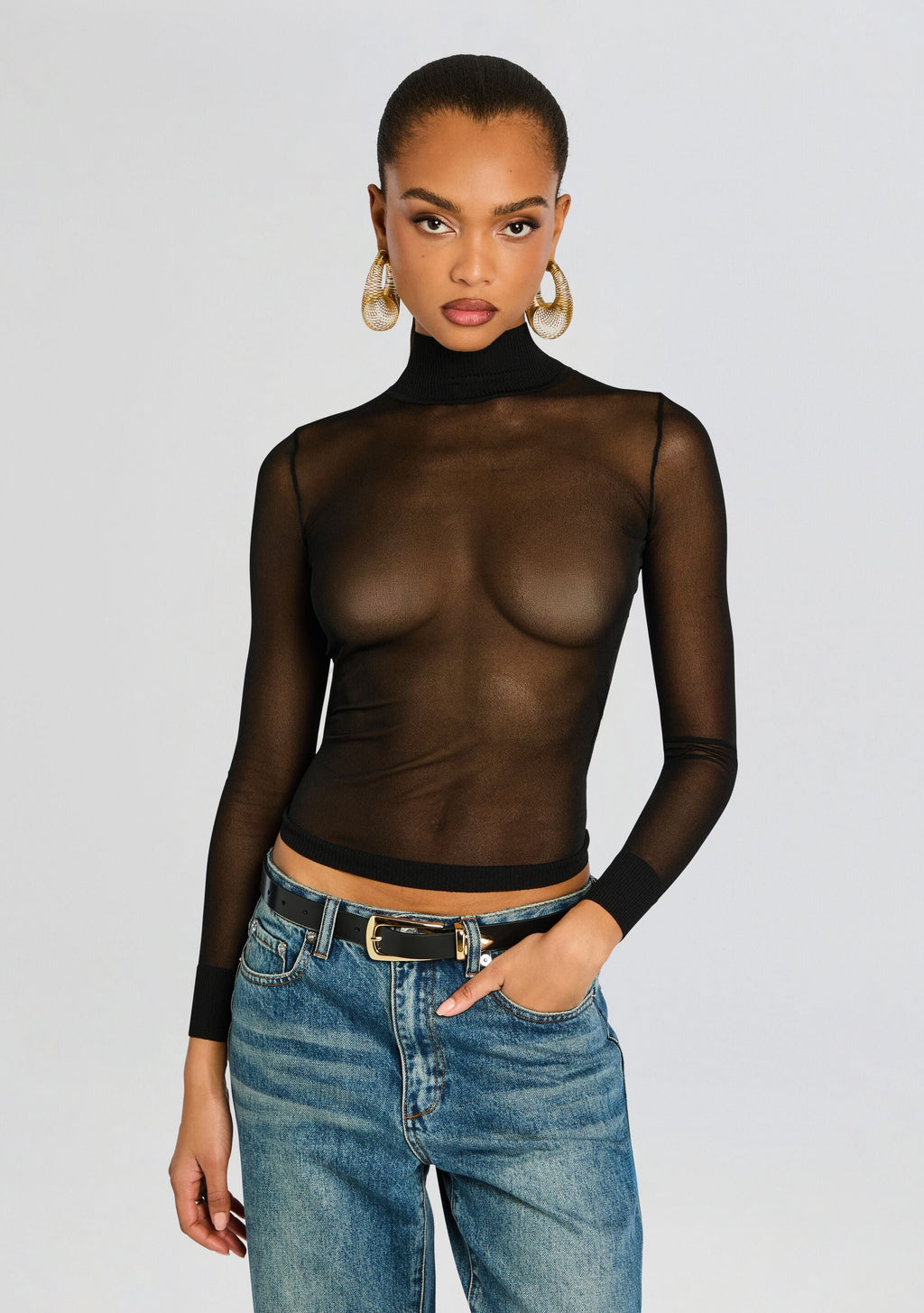 Lainey Top by SEROYA in Black, product image 1