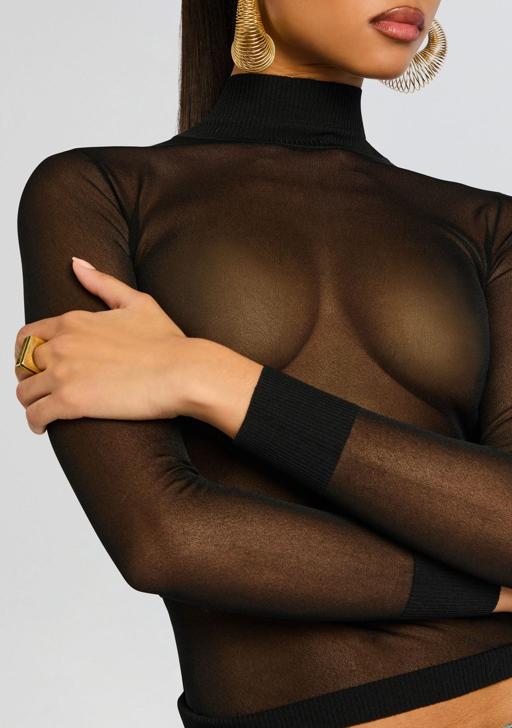 Lainey Top by SEROYA in Black, product image 3