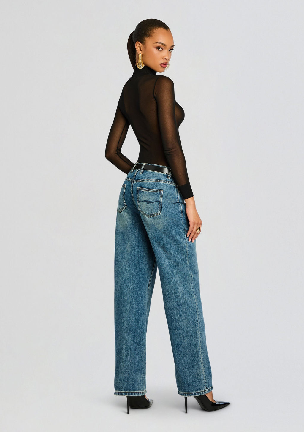 Lainey Top by SEROYA in Black, product image 5