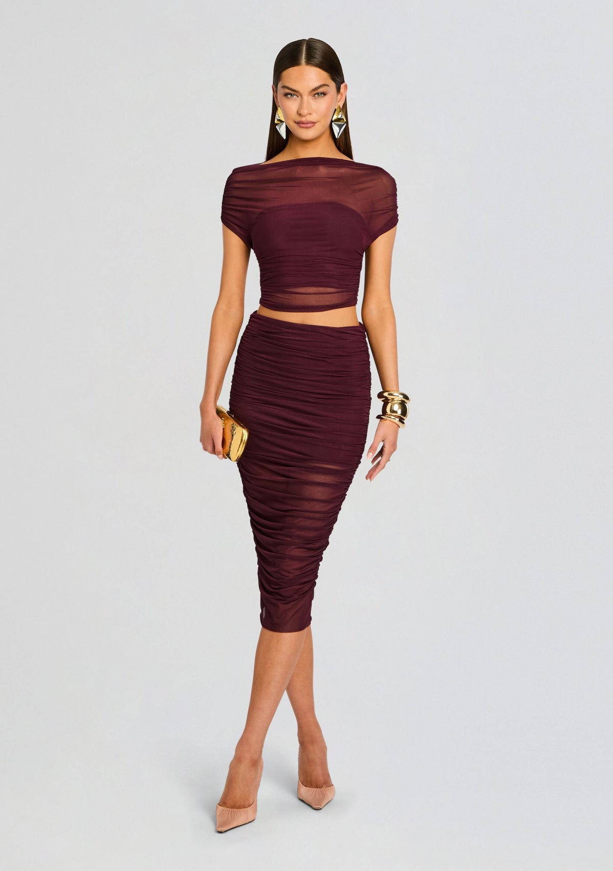 Marsh Top by SEROYA in Merlot, product image 2