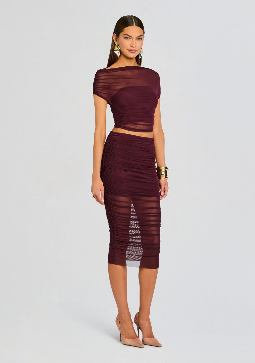 Marsh Top by SEROYA in Merlot, product image 4